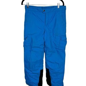 Columbia Big Kids Unisex Ski Snow Pants Blue Size 14-16 Waterproof Insulated